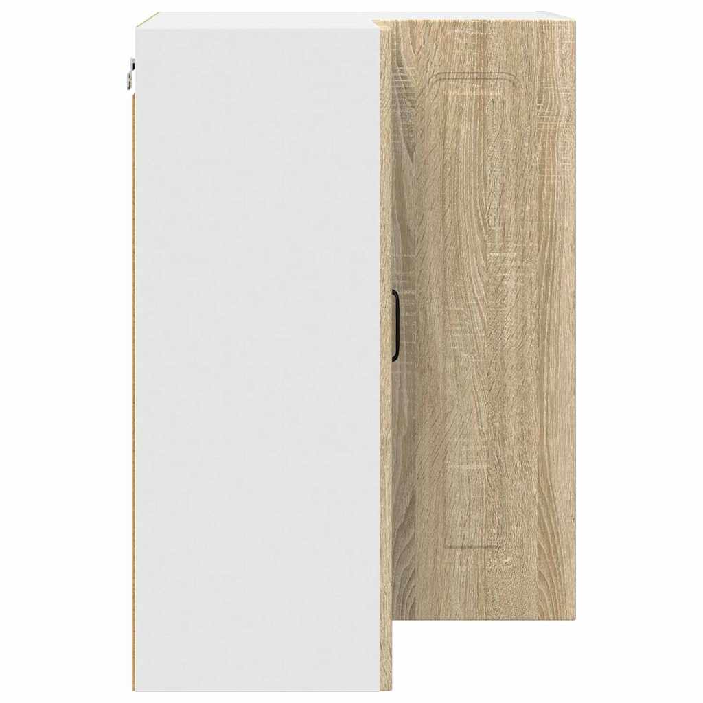 Kitchen Wall Cabinet Sonoma Oak 57 x 57 x 80 cm Engineered Wood